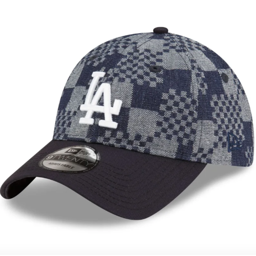 <Los Angeles Dodgers Pattern Denim 9TWENTY Adjustable.
